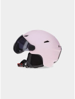 Dámská lyžařská helma s vestavěnými brýlemi 4FWAW23AHELF032-56S růžová - 4F
