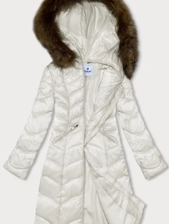 Dámská  bunda pro přechodné období  (LU-2201) ecru - Glakate