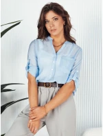 Dámská modrá košile LUNA FashionStreet RY2326