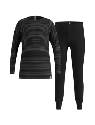 Termoprádlo - Odlo Set dlouhý ACTIVE WARM SET velikost 104cm černá