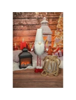 TRPASLÍK NA TELESKOPICKÝCH NOHÁCH BÍLÝ 80-115CM