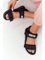 Dámské Sportovní Sandály Big Star HH274A024 Černé