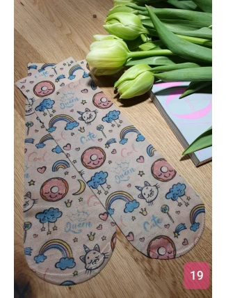 Dámské vzorované ponožky 19 - Magnetis Dámské vzorované ponožky 19 - Magnetis