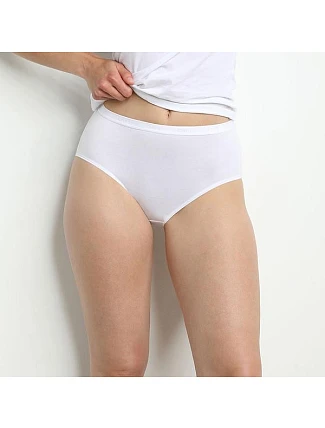Dámské bavlněné kalhotky 2 ks DIM GOTS COTTON MIDISLIP 2x - DIM - černá
