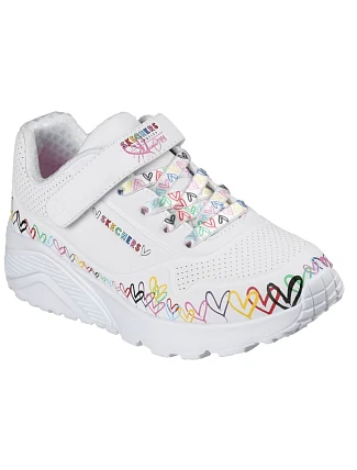 Dětské tenisky Skechers UNO LITE HEART CRAZE 314091L WMLT