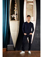 NEOBLU Sullivan Men Pánský svetr s výstřihem do V 24.3987 deep black NEOBLU Sullivan Men Pánský svetr s výstřihem do V 24.3987 deep black