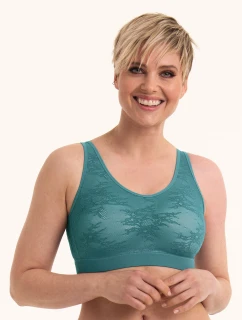 Essential Lace pooperační braletka s pěnovou výztuží 4700X light smaragd - Anita Care