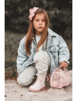 Dětské zateplené boty na zip Růžové Dolida Dětské zateplené boty na zip Růžové Dolida