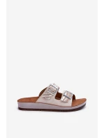 Pohodlné Dámské Žabky S Sponami Inblu CP000045 Béžové