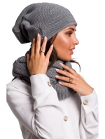 BK044 Čepice Slouchy - černá