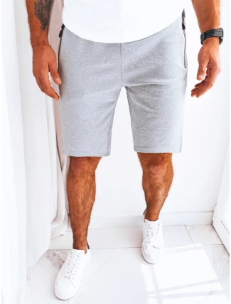 FashionStreet pánské světle šedé teplákové kraťasy SX2270