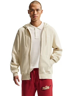 Pánská mikina Nike Club BB FZ Hoodie light khaki FN3861 229 pánské