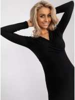 Dámské šaty-LK-SK-508706.92-černá Dámské šaty-LK-SK-508706.92-černá