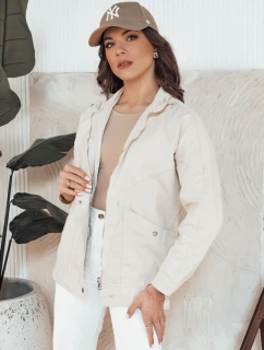 Dámská džínová bunda BERENICES light beige FashionStreet TY4309
