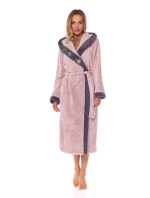 Dlouhý dámský župan L&L 9145 Hft 4XL