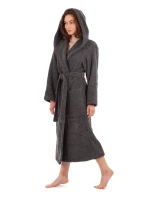 Unisex župan Athena s kapucí 3116 antracit - Vestis Unisex župan Athena s kapucí 3116 antracit - Vestis