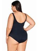 Dámské jednodílné plavky 60 black Floral - AVA