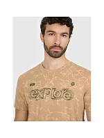 Pánské tričko s potiskem 4F 4FRAW25TTSHM3379-83A pánské