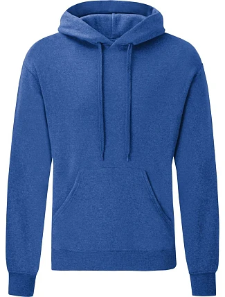 Fruit of the Loom Classic Hooded Sweat Mikina s kapucí 16.2208 heather royal Fruit of the Loom Classic Hooded Sweat Mikina s kapucí 16.2208 heather royal