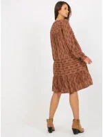 Šaty D73771M30361A4 hnědé
