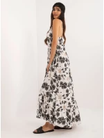 Šaty DHJ SK 7772.25 bílé a černé Šaty DHJ SK 7772.25 bílé a černé