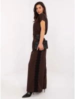 Tričko RV TS 4832.47P tmavě hnědé