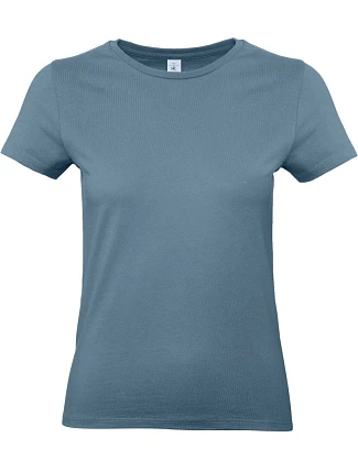 B&C #E190 /women Dámské tričko z těžké bavlny 01.004T stone blue B&C #E190 /women Dámské tričko z těžké bavlny 01.004T stone blue