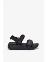 Dámské sportovní sandály na platformě Big Star – černé