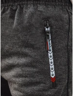 Pánské tmavě šedé tepláky FashionStreet UX4279