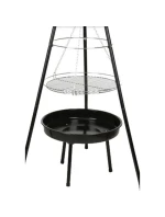 ZAHRADNÍ GRIL ZAVĚŠENÝ NA TROJNOŽCE 52CM