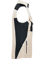 Daiber JN 825 Pracovní zimní softshellová vesta - Strong 02.0825 stone/black