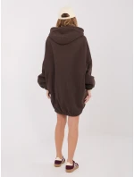 Mikina WT BL A1461.13P tmavě hnědá