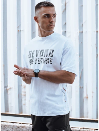 FashionStreet pánské bílé tričko RX5527