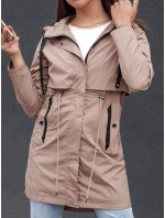 Dámská přechodná bunda parka GLAMJACKET béžová FashionStreet TY4383