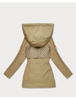 Damska kurtka z monogramem Goodlookin piaskowa (KK60412-4#)
