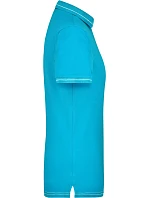 Daiber JN 568 Dámské žerzejové elastické polo 02.0568 aqua/white Daiber JN 568 Dámské žerzejové elastické polo 02.0568 aqua/white