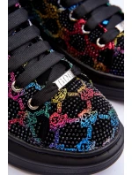 Sportovní Boty Na Platformě Džety GOE MM2N4009 Černé