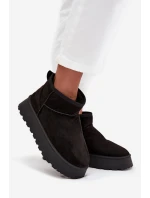 Dámské sněhule na platformě Černé Celyra