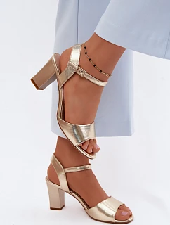 Sandály na podpatku model 228102 Step in style