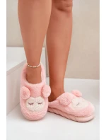 Teplé kožené pantofle dámské růžové Jozelinetta Teplé kožené pantofle dámské růžové Jozelinetta