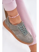 Dámské Nízké Sněhule Z Semiše Zelené Paliana