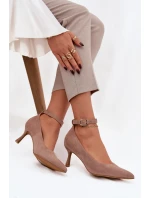 Devoria lodičky s ekosemi tmavě béžové