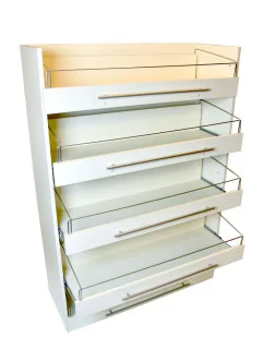 NÁBYTEK S 5 ZÁSUVKAMI 105X40X151