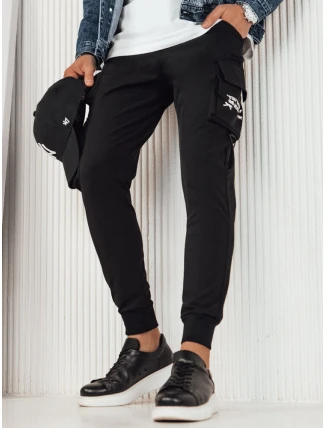 Pánské bojové kalhoty černé FashionStreet UX4161