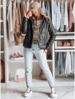 Dámská přechodná prošívaná bunda MARISSIA černá FashionStreet TY4853