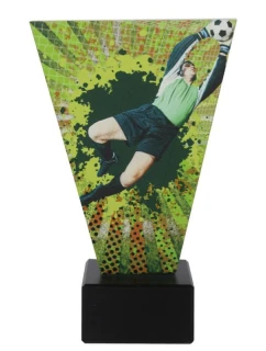 Skleněná fotbalová trofej Triumph