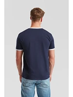 Fruit of the Loom Ringer T Racerback tričko 16.1168 navy/white