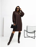 RV SK šaty A1059.17 tmavě hnědé