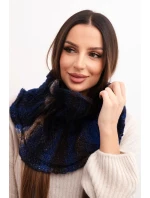 Komin dámský vlněný měkký šátek golf zimní KN21 granátový