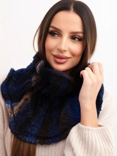 Komin dámský vlněný měkký šátek golf zimní KN21 granátový